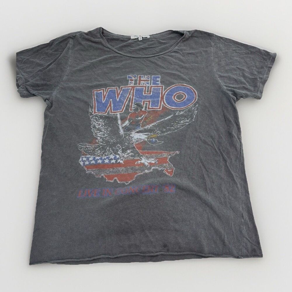 Junk Food Tshirt Womens Size Small The Who Farewell Your 82’ Band Tee